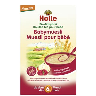 Holle orders baby porridge